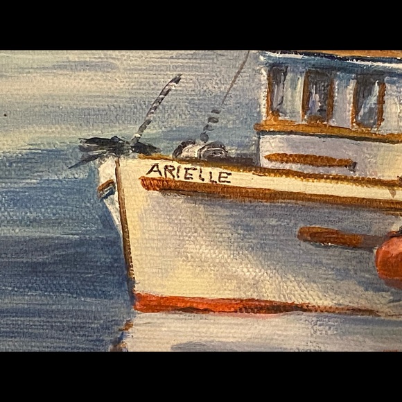Charming Fishing boat Seascape “The Arielle Troller at La Push” by Anderson - Picture 4 of 16